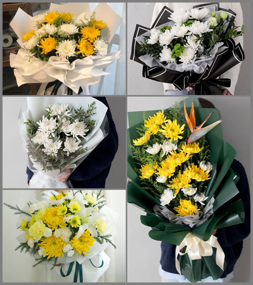 四川达州万源市官渡镇白事花束代送